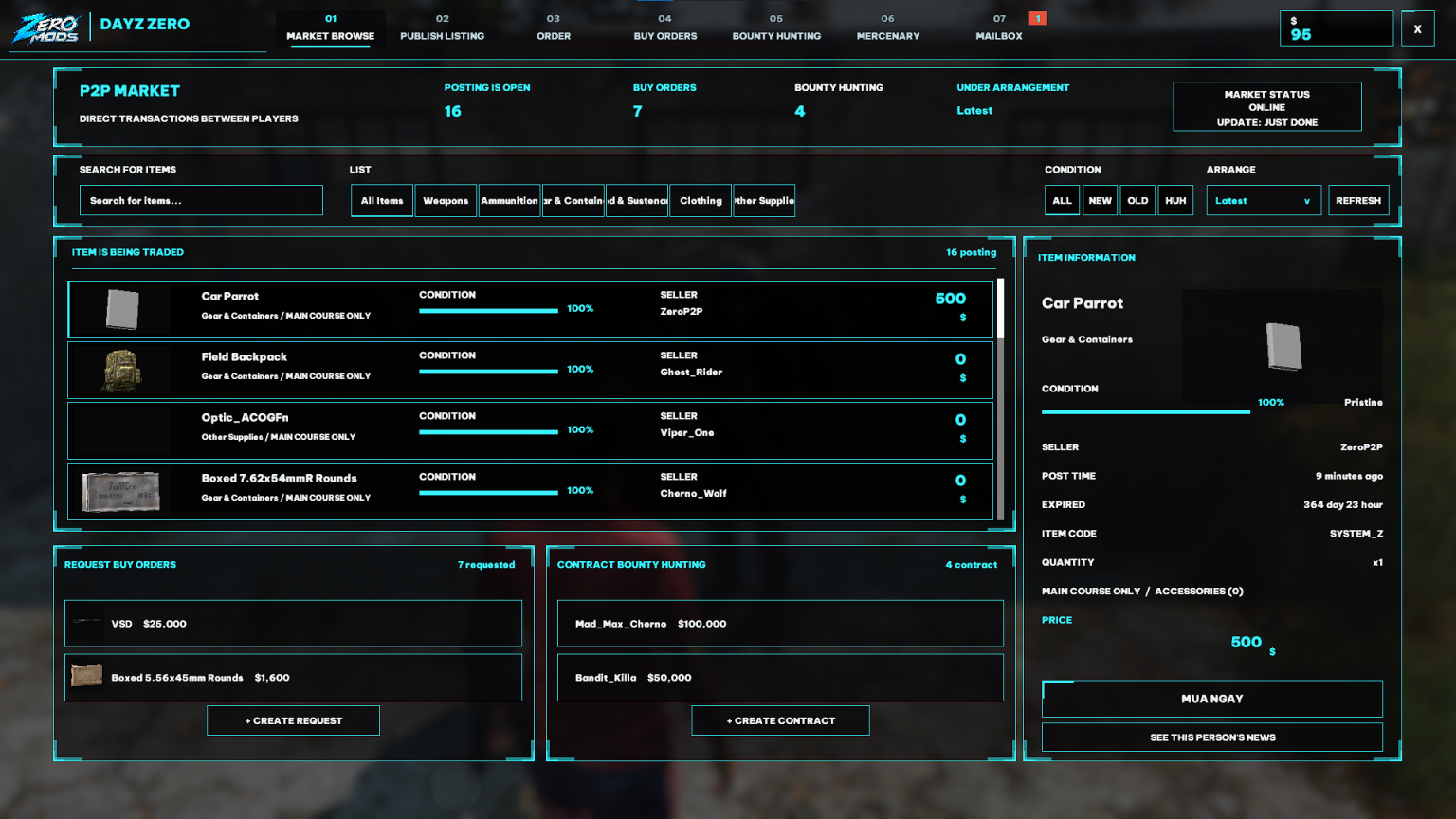 Zero P2P Screenshot 2